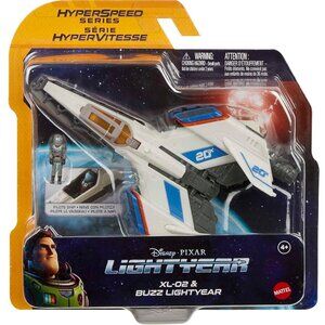 3/$55❤️Disney Pixar Lightyear Hyperspeed Series XL-02 Spaceship & Buzz Lightyear